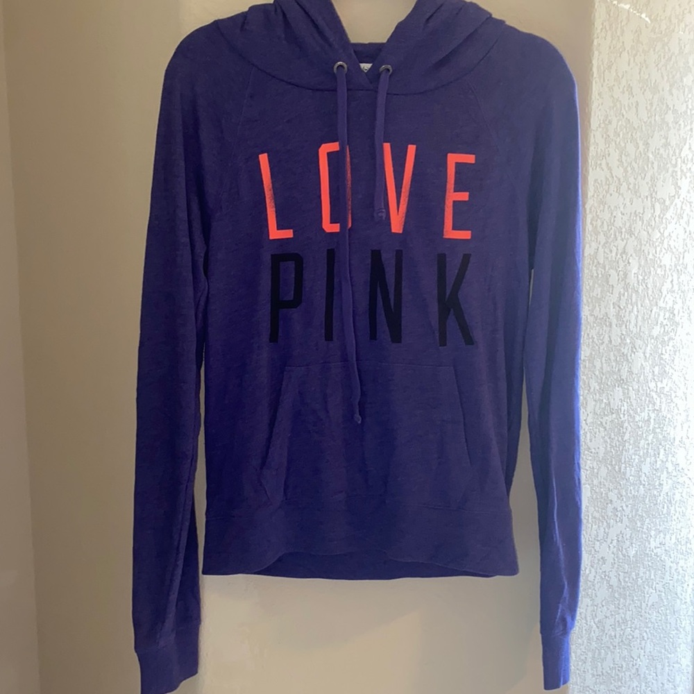 Pink vs hoodie size small